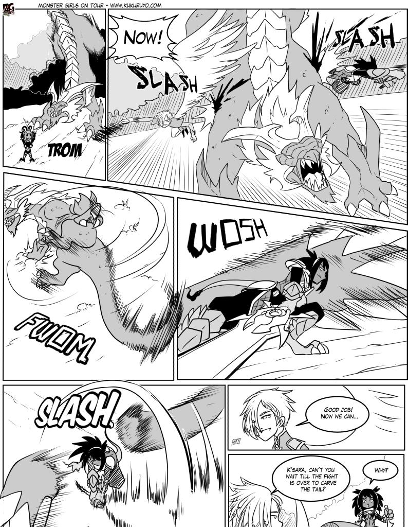 Monster girls on tour - Episode 98, Page 1: Page 098